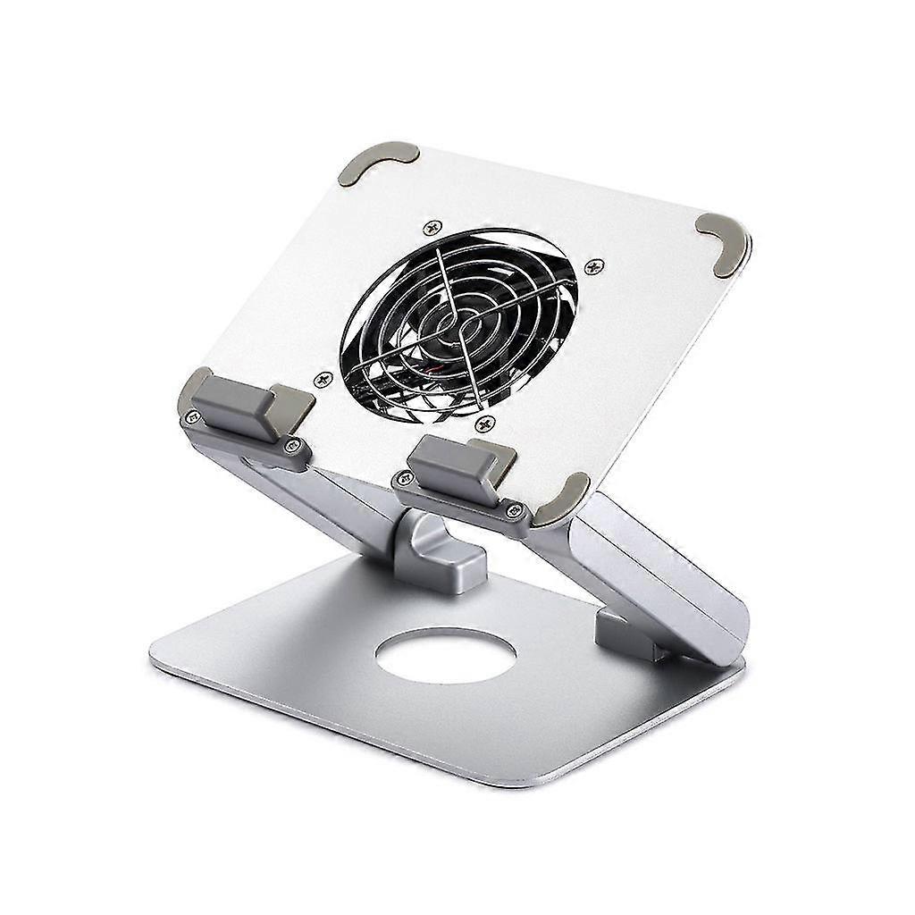 Laptop Foldable Cooling Fan Holder Bracket Stand Aluminum Adjustable Riser