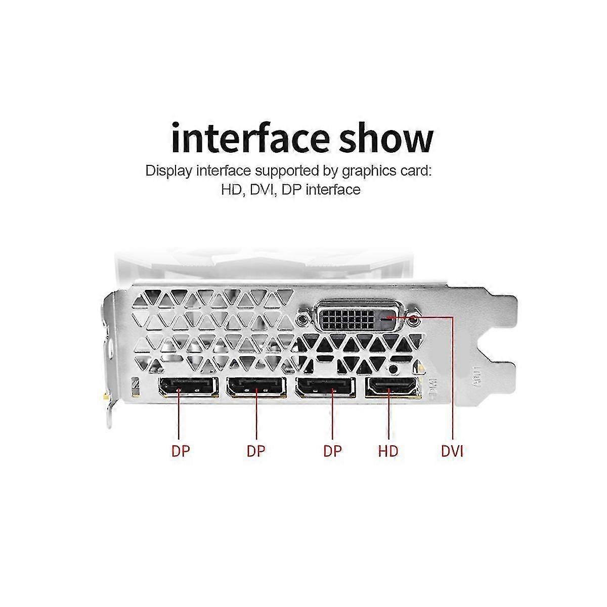 Karta graficzna Rx580 8g 2048sp Gaming Graphics Card Gddr5 256bit Radeon Gpu PCI - 3.0 X16 Desktop Vid