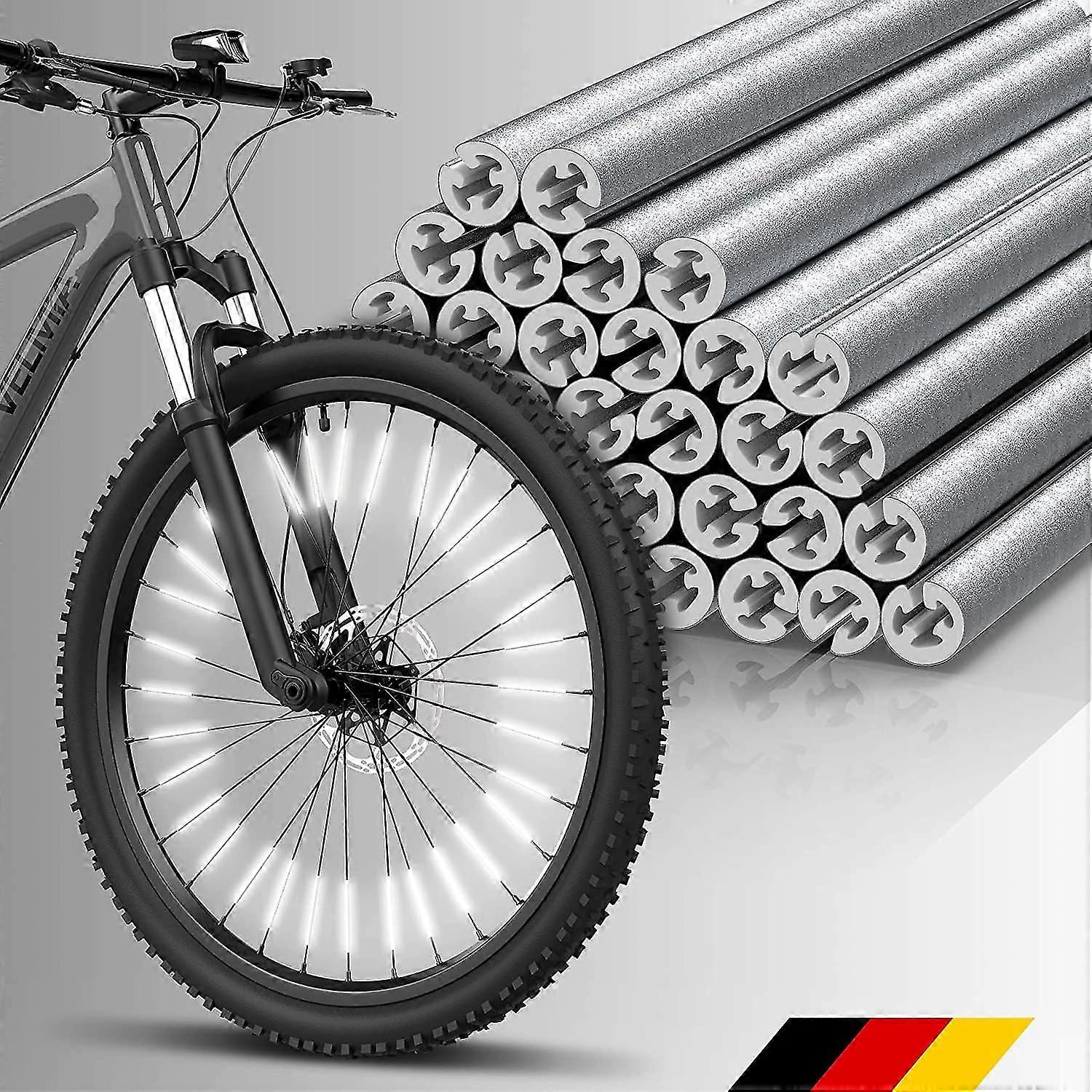3 Pack Spoke Reflectors - 360 Visibility And Easy Mounting - Bicycle Spoke Reflectors Made Of Reflective Material