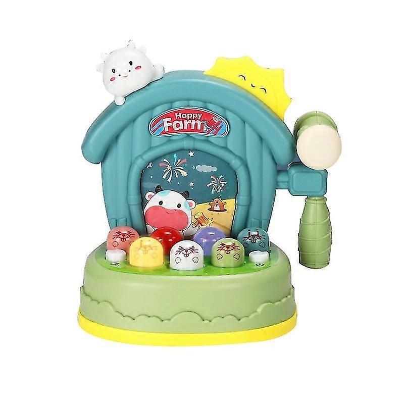 Cartoon Hamster baby educational toy with music sound light enlightenment old parent-child interactive game