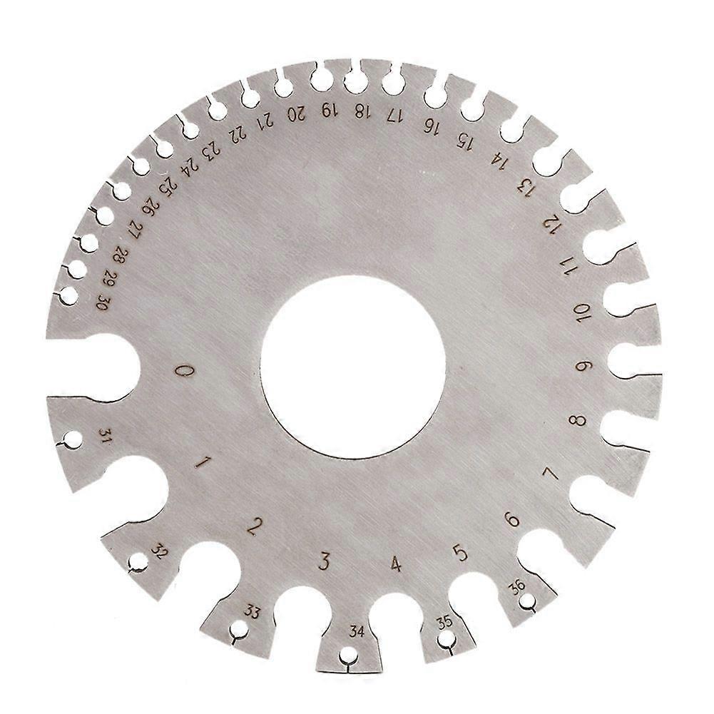 Metal Round Wire Thickness Meter Tester Ruler Welding Gauge Diameter Practical Measuring Tool