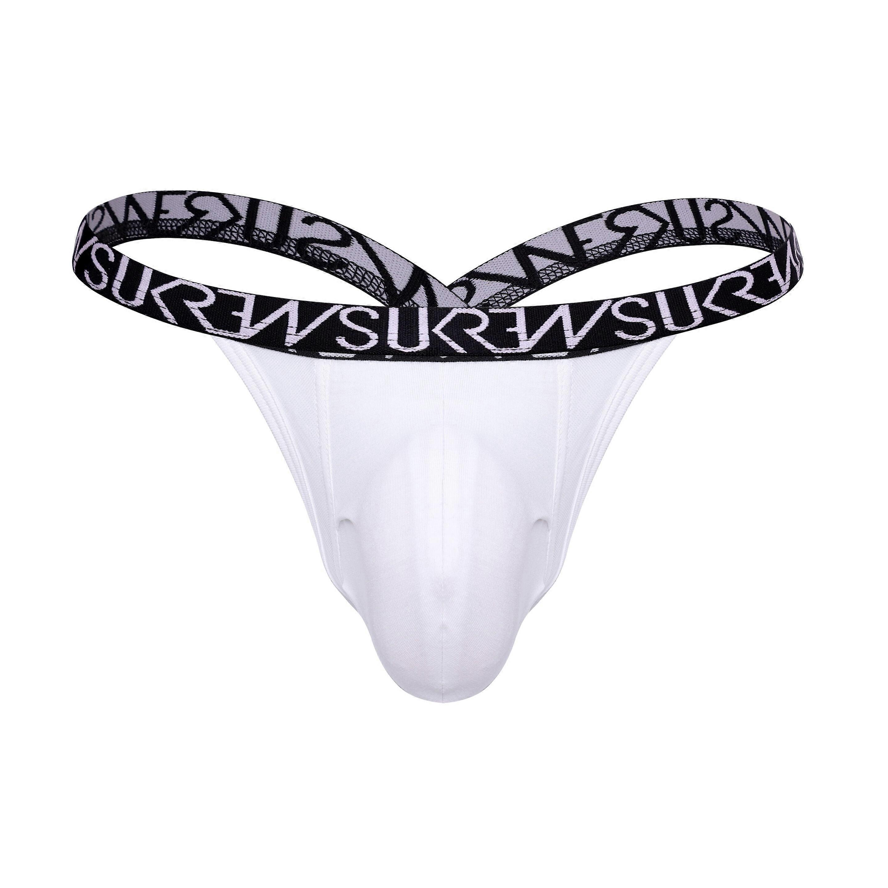 SUKREW Bubble Stringtrosa Optisk Vit | Underkläder för män | Stringtrosa för män