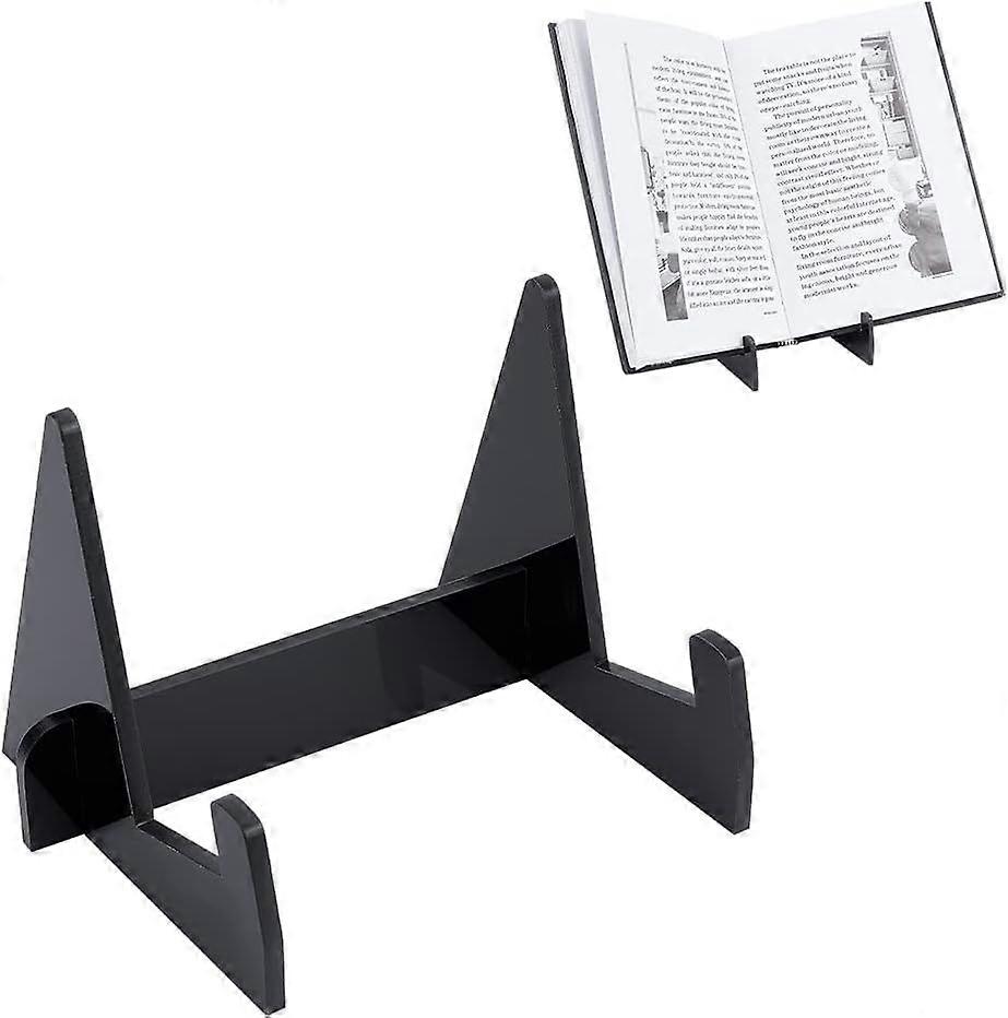 Acrylic Book Display Stand Display Easel Acrylic Book Easel for Book Magazine Comic Easel Phone Tablet Holder Book Stands for Display 14x11x10cm 5mm T