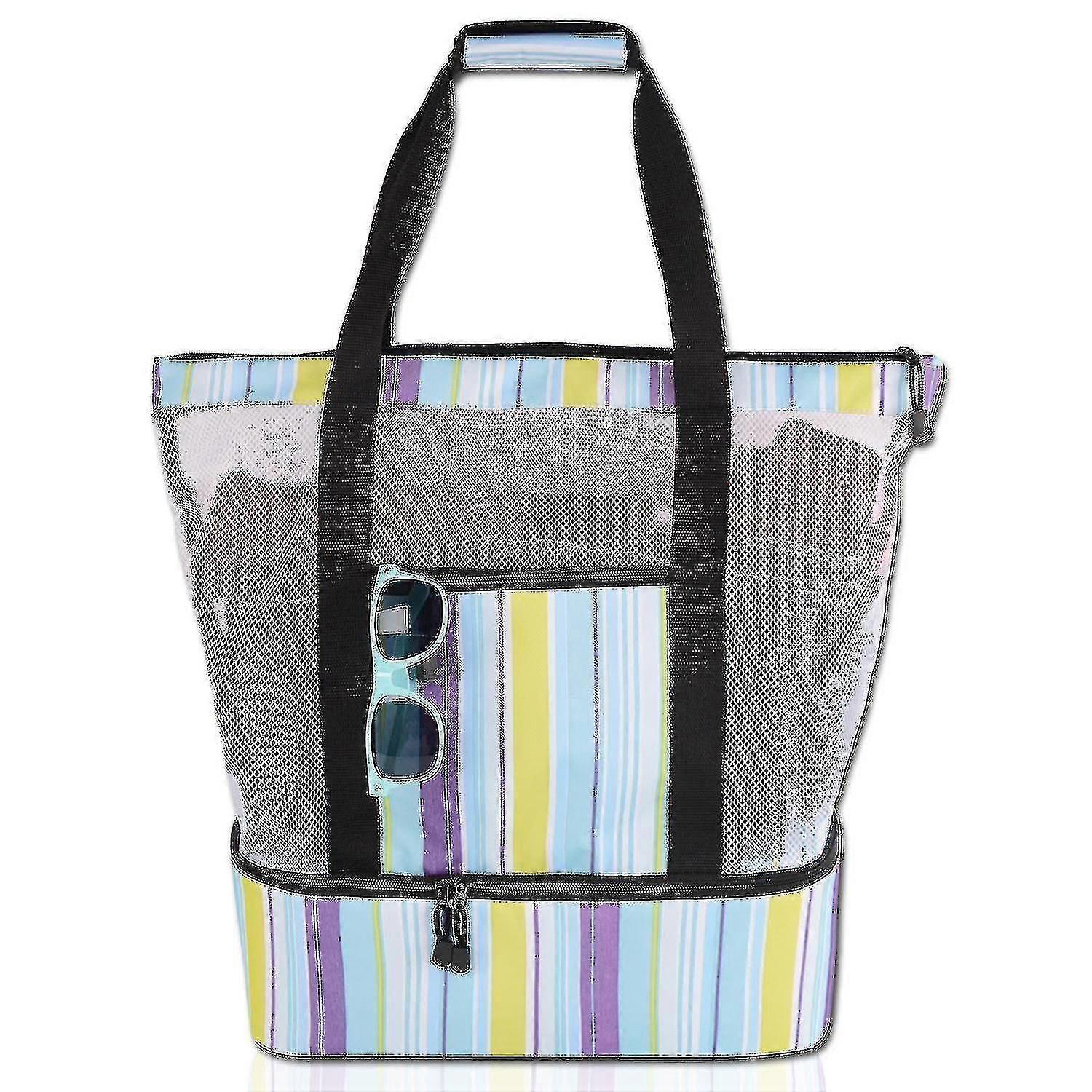 Summer Heat Preservation And Cold Preservation Outdoor Portable Multifunctional Picnic Bag Beach Bag-colour:style 3