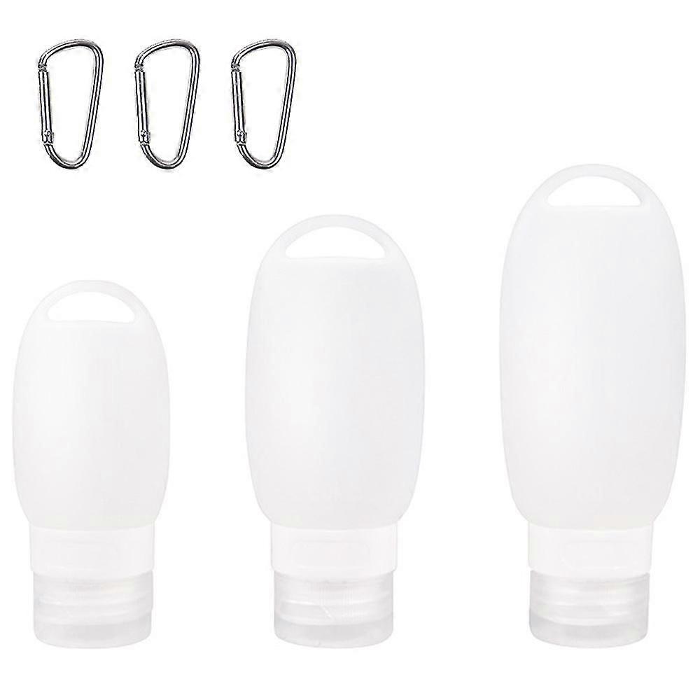 Travel Bottles Containers Set, For Travel Toiletries,shampoo And Conditioner, Set Of 3