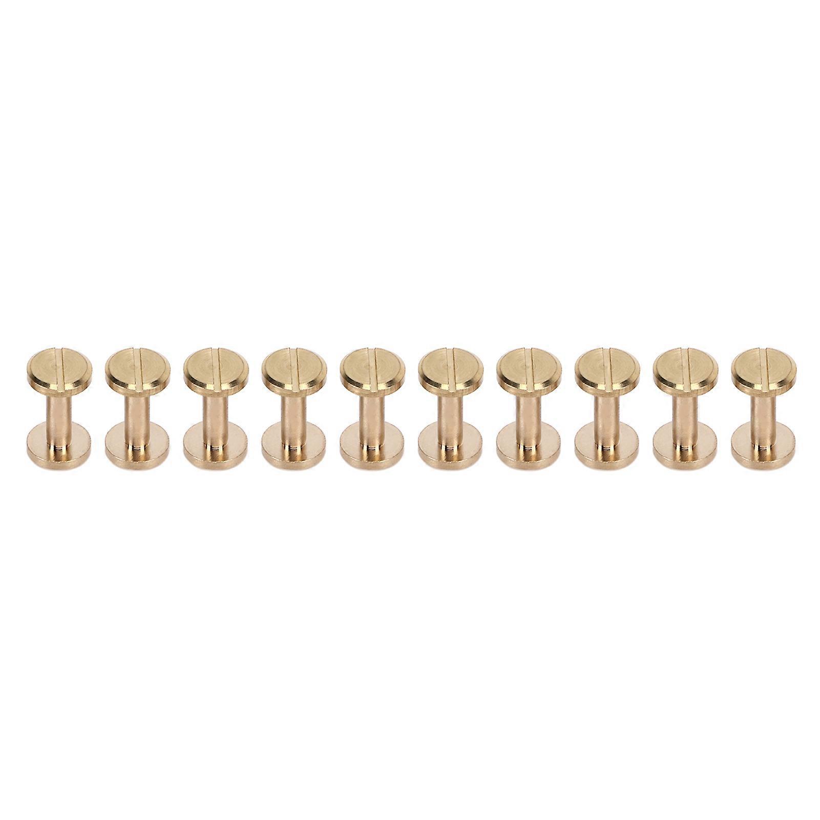 Rivets Rust Resistant Convenient Practical Easy Installation Clothing Screws for DIY Belts Bag Decoration10x4x12mm