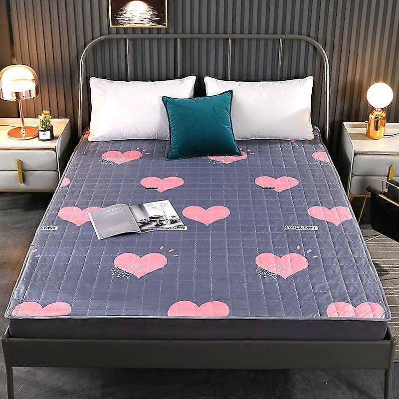 Upholstered Home Bed Mattress Student Dormitory Single Mattress Soft Quilt Mats Mattress Cushion, Household Bed Cushion Bed Cushion
