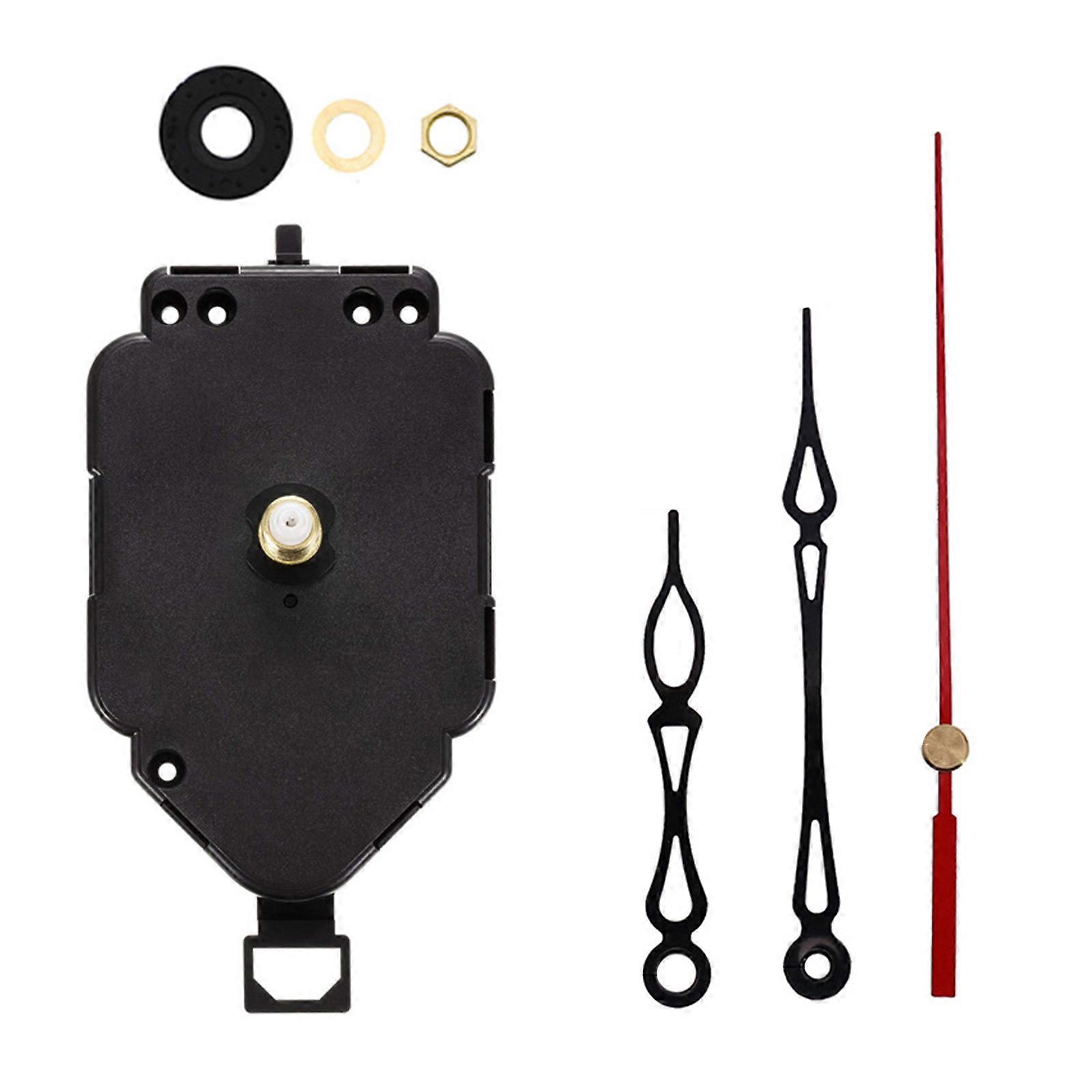Create Style Wall Clock with Pendulum Clockwork and Elegant Metal Pointers Clock Movement for Creating Wall Clock