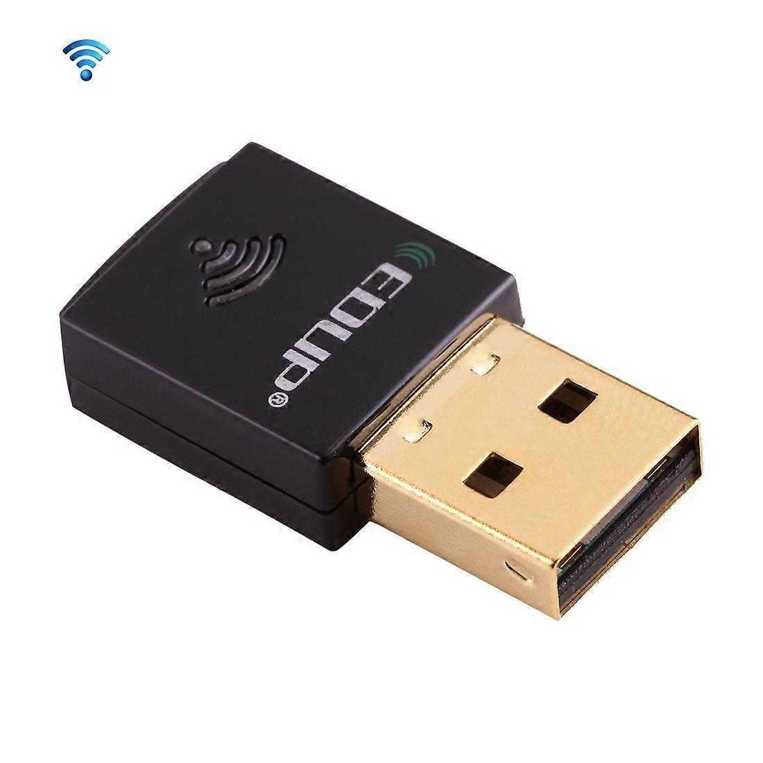 EDUP EP-AC1619 مصغرة لاسلكية USB 600 ميجابت في الثانية 2.4G / 5.8Ghz 150M + 433M بطاقة شبكة WiFi مزدوجة النطاق ل Nootbook / كمبيوتر محمول / كمبيوتر شخصي