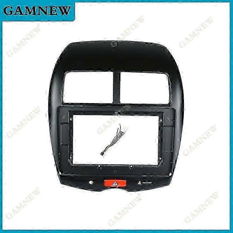 Car Radio Fascia For MITSUBISHI ASX 2013-2017 10.1 Inch Frame Android 2Din MP5 Player Stereo Panel