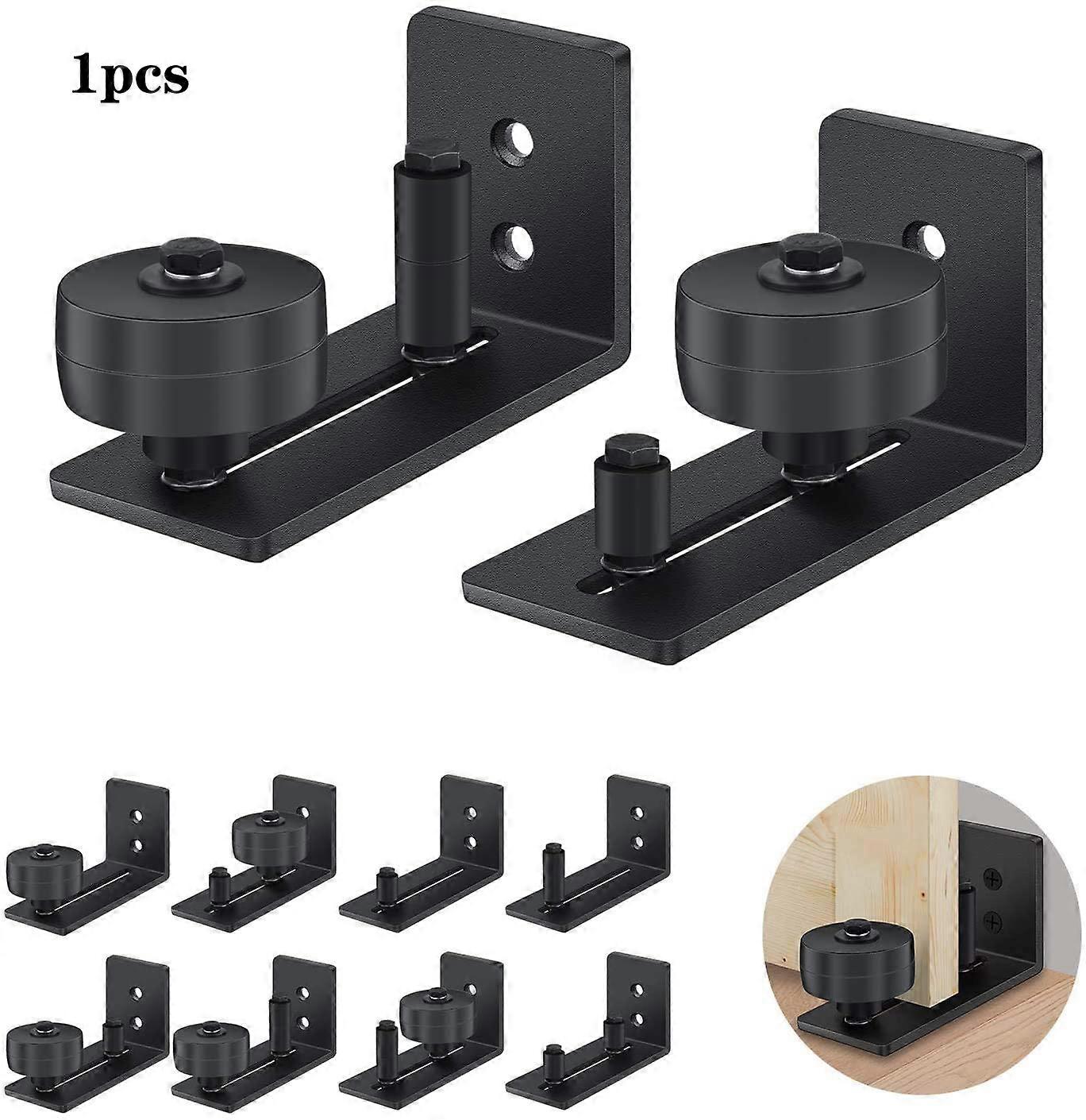 Sliding door system running rail, floor guide sliding door, adjustable floor roller guide with screws, very suitable for all sliding doors