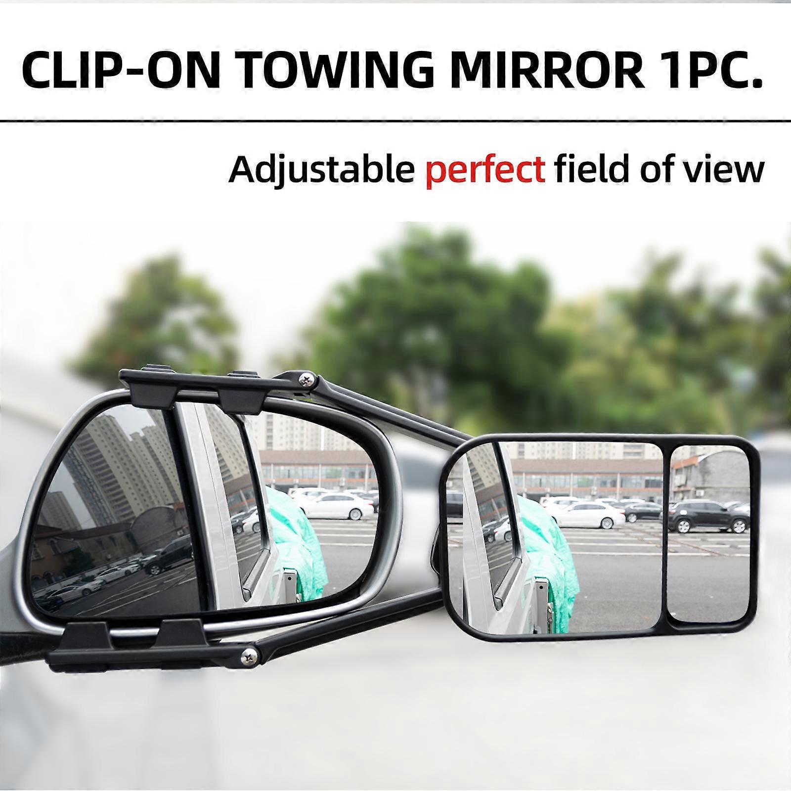 Clip on Car Towing Mirror Universal Caravan Trailer Convex Tow Mirrors Extension Rearview Mirrors Cover Hauling Accessories