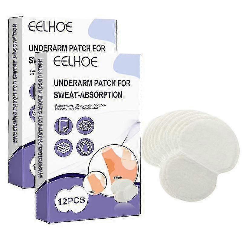 24pcs Sweat Pad Antiperspirant Underarm Armpit Guard Sheet Shield Fresh Single Us