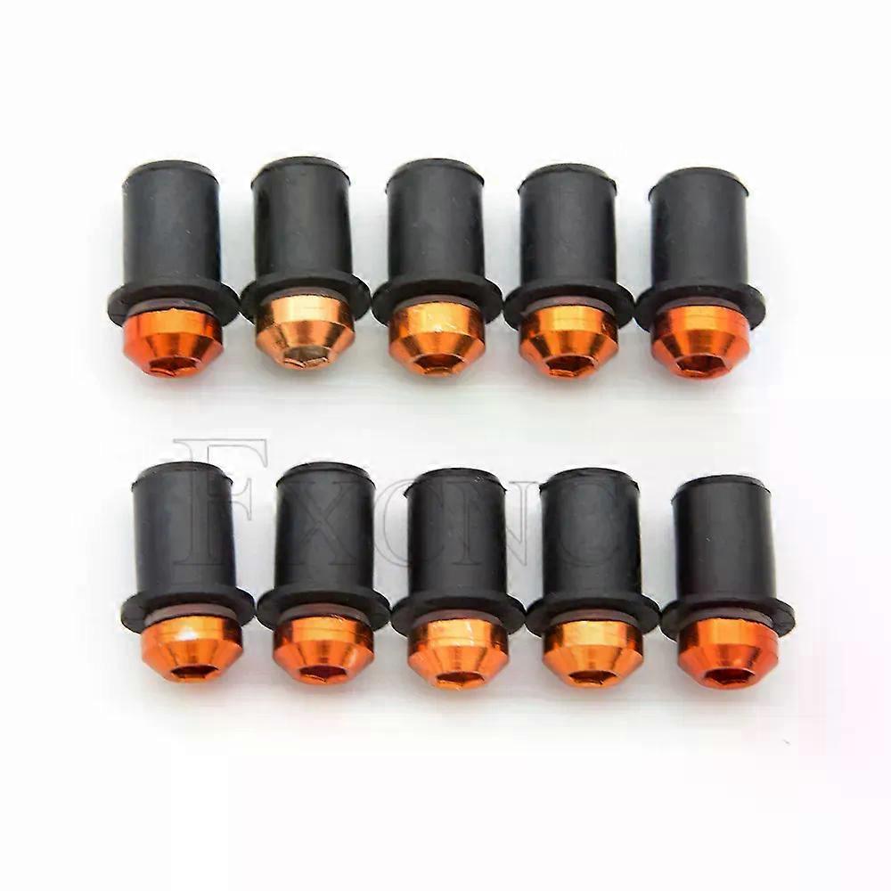5mm Universal Motorcycle Windscreen Windshield Fastener Fairing Screw Bolts Nuts Kit compatible for R1 R6 R3 FZ1 FZ6 FZ16 R125 XJ6 MAXP