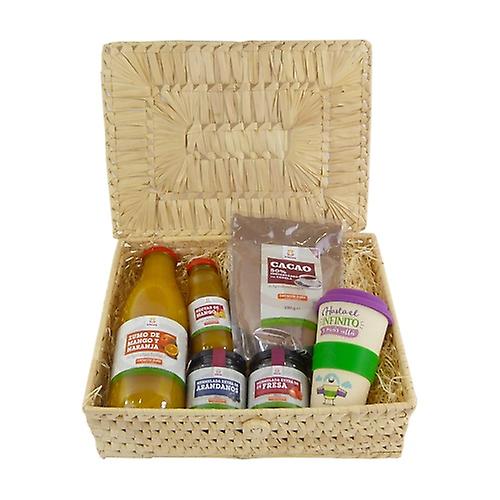 Breakfast Basket + Jam + Juices + Cocoa + Glass