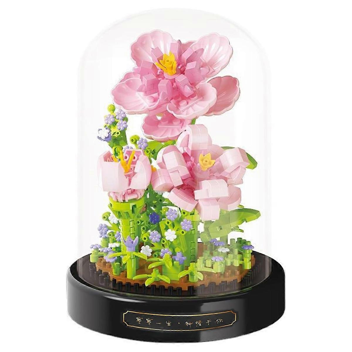 Flower Plants Collection, Building Set, Romantic Gift