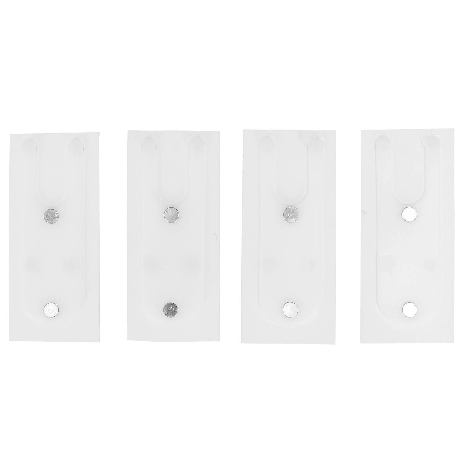 4Pcs Self‑Adhesive Aluminum Alloy Wind Block Sliding Window Windshield and Dustproof Sticker