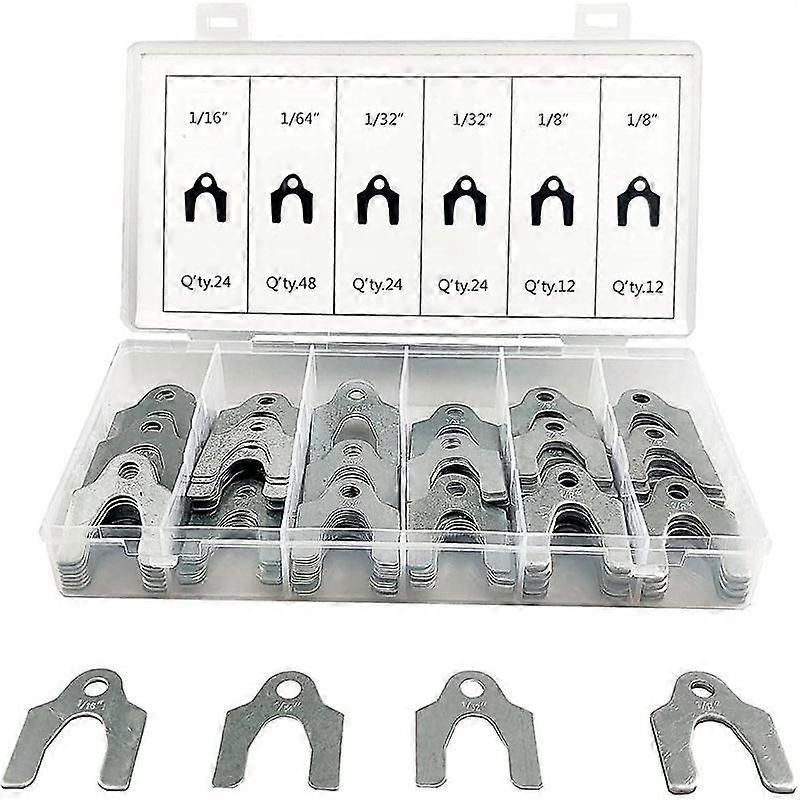 Minglan 144pcs Auto Alignment Body Shim Assortment Set - 1/16" To 1/8"