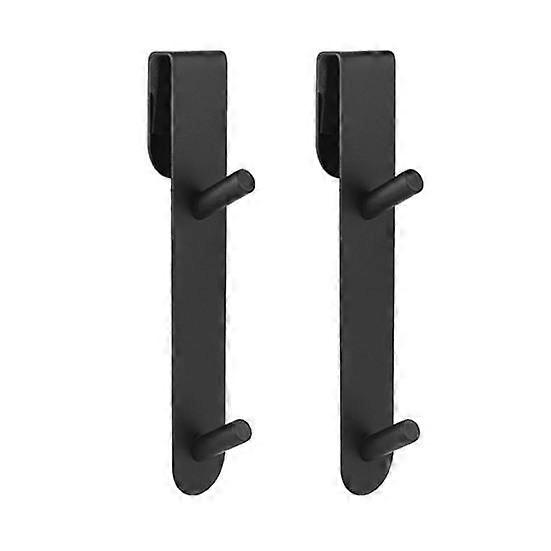 2Pcs Extended Shower Door Hook Rustproof Strong Load-bearing Easy to Install Bathroom Frameless Glass