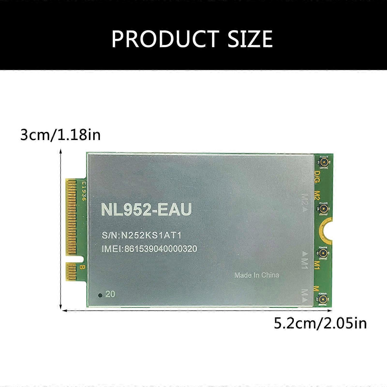 NL952-EAU NL952NA LTE Modülü Cat20 Ağ Geçitleri için 2Gbps İndirme Hızları Çeşitli Uygulamalar
