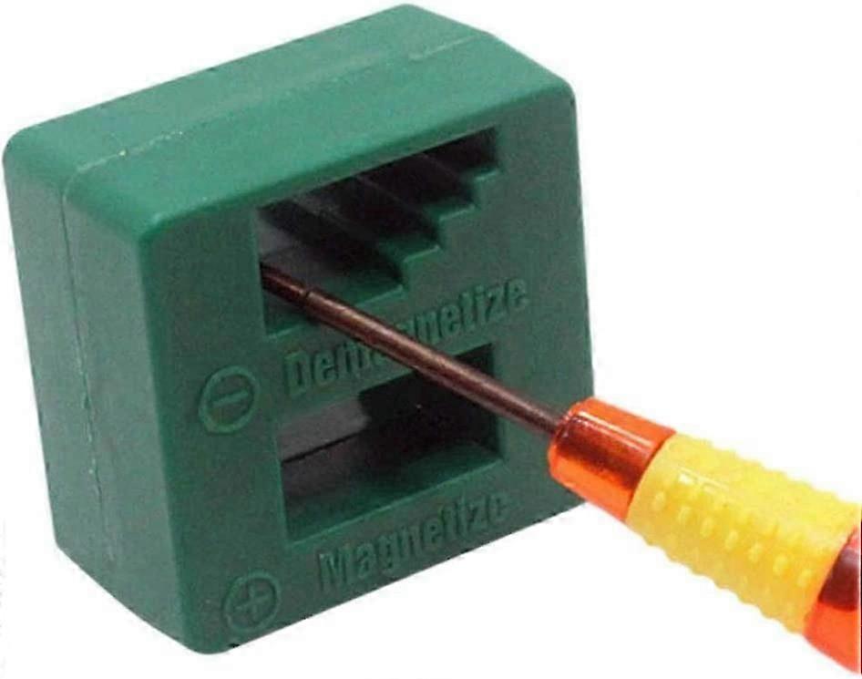 Portable Magnetizer Demagnetizer Tool for Screwdriver Bench Bits Gadget Handy Magnetized Driver