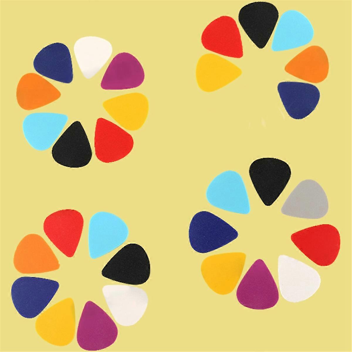 A 30Pcs Guitar Picks Plectrums Celluloid Guitar Picks