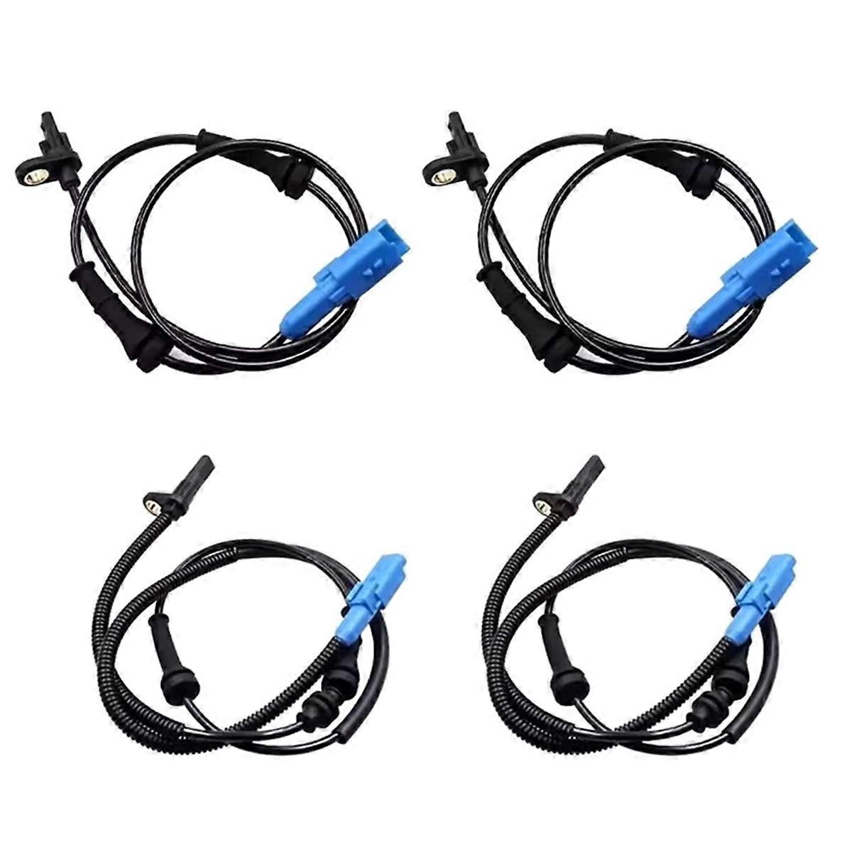 4pcs for Citroen Peugeot 2008 I 301 Front Rear ABS Wheel Speed Sensor