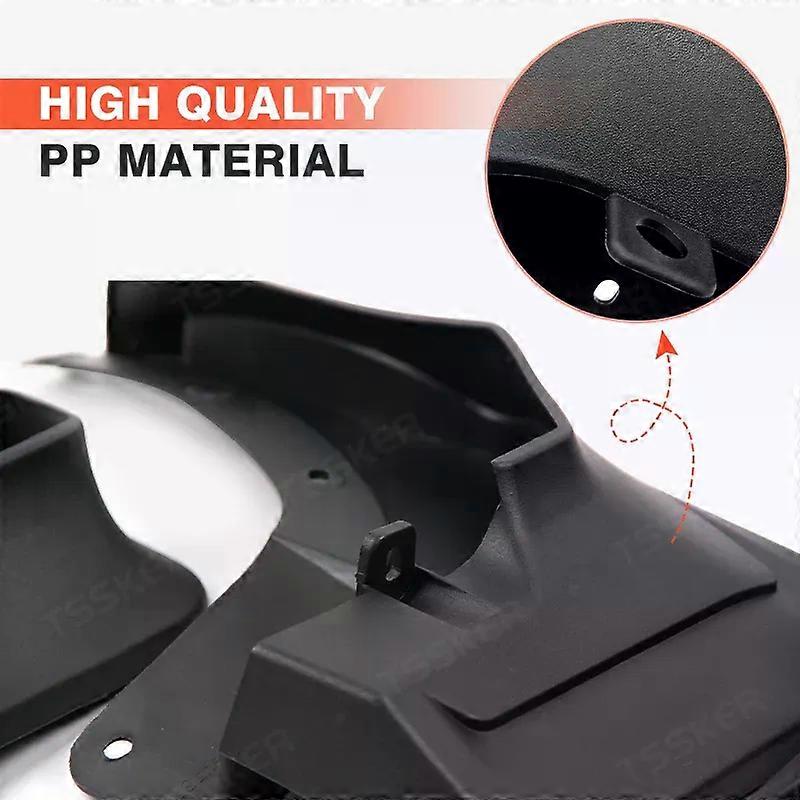 Black Mud Flaps Splash Guards For KIA Optima Sedan 2011-2015 – Set Of 4