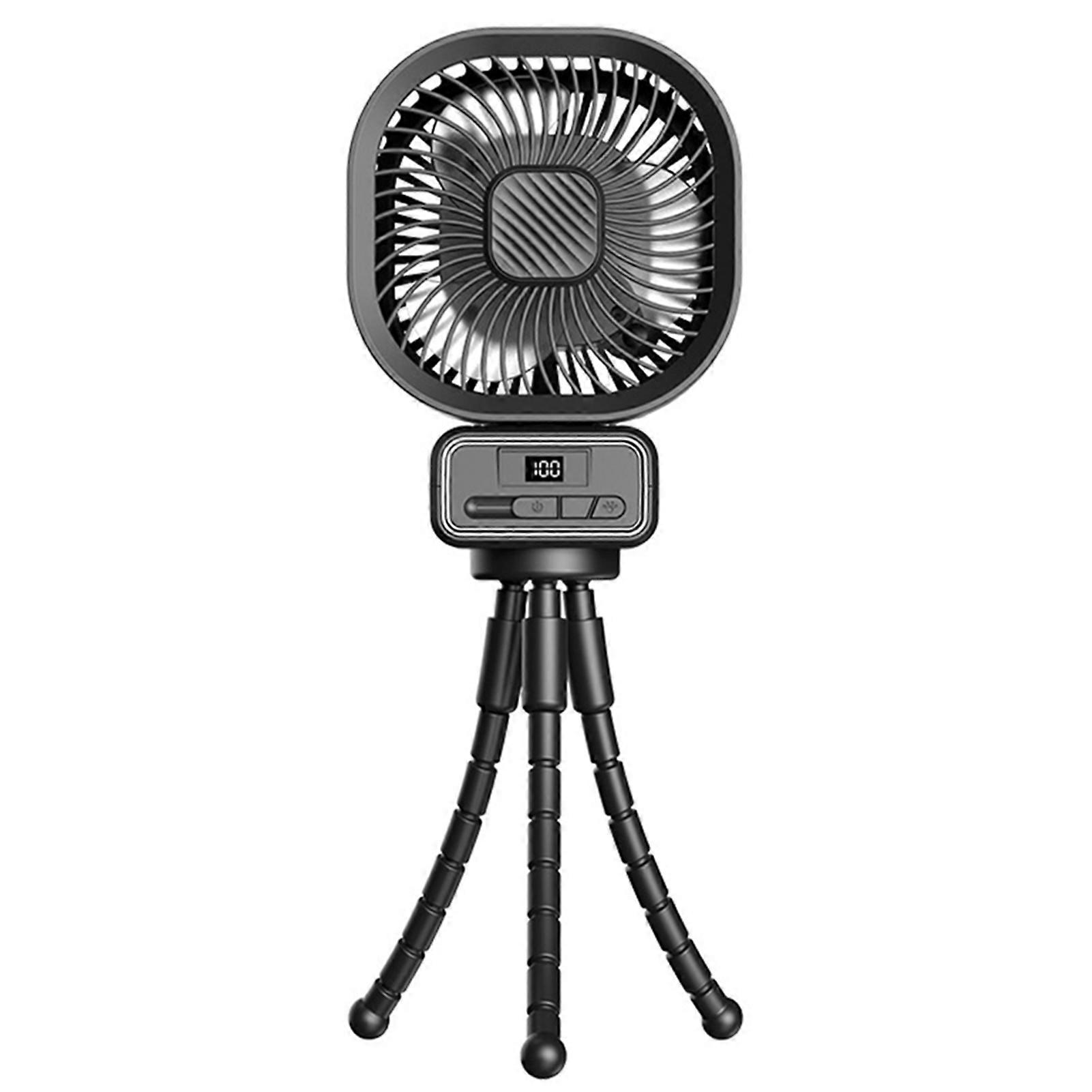 Portable Strollers Fan with Flexible Tripod 360° Rotate Flexible Tripod Cooling Fan for Indoor Outdoor
