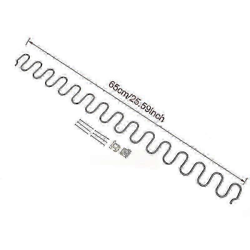 クリップ付き交換用ソファチェアスプリング、45/50/60/65 / 70cmリソート65cm