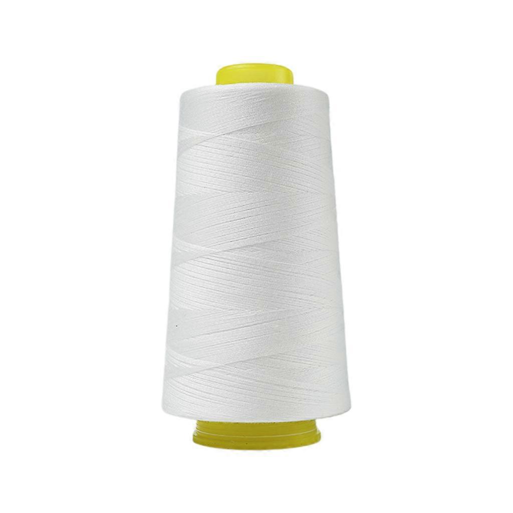 3000 Yards Colorful Sewing Thread High-speed Polyester Sewing Machine Thread Fit for Normal Thickness Fabric Thin Fabric White