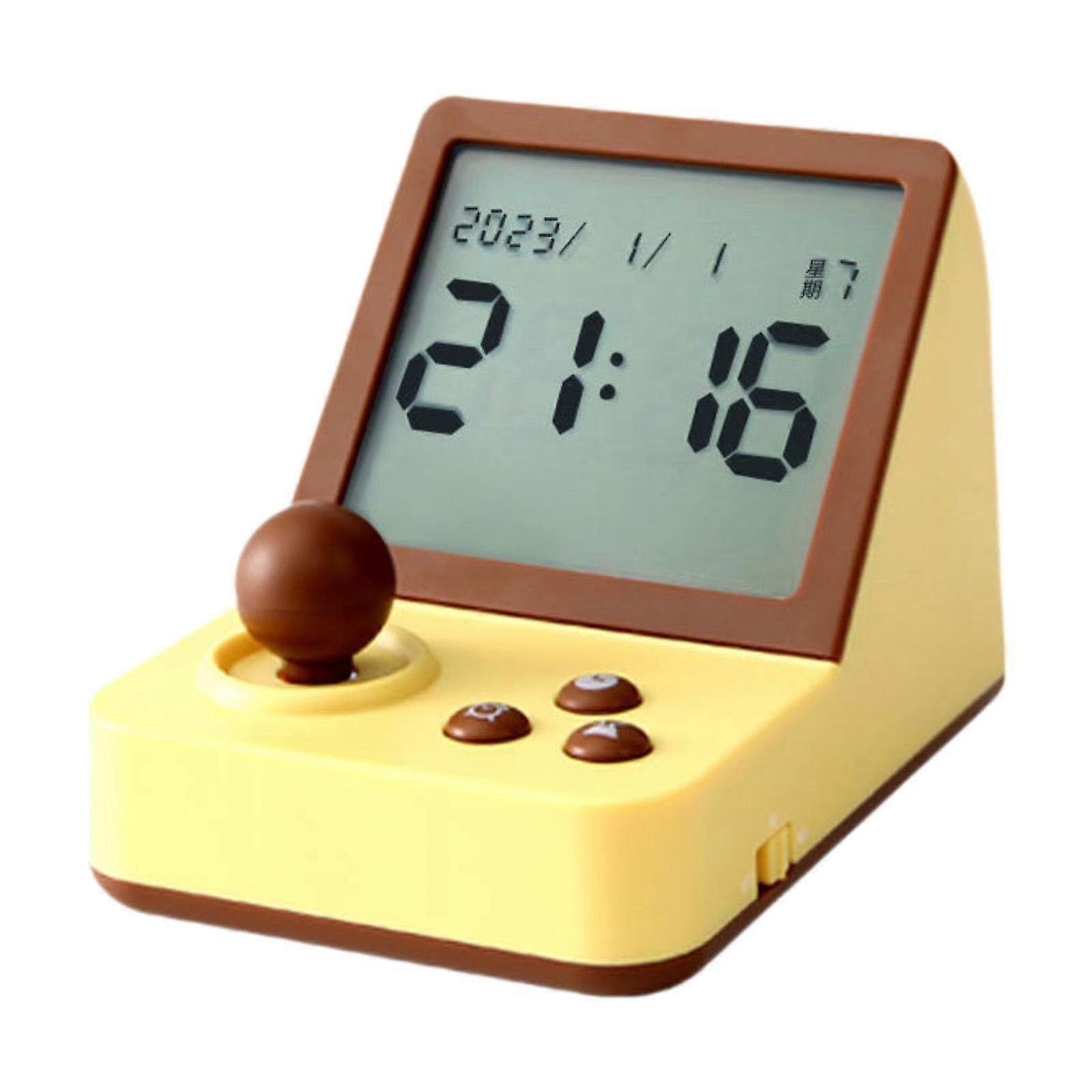 Compact Living Room Digital Clock with Simple Operation and Multiple Functions