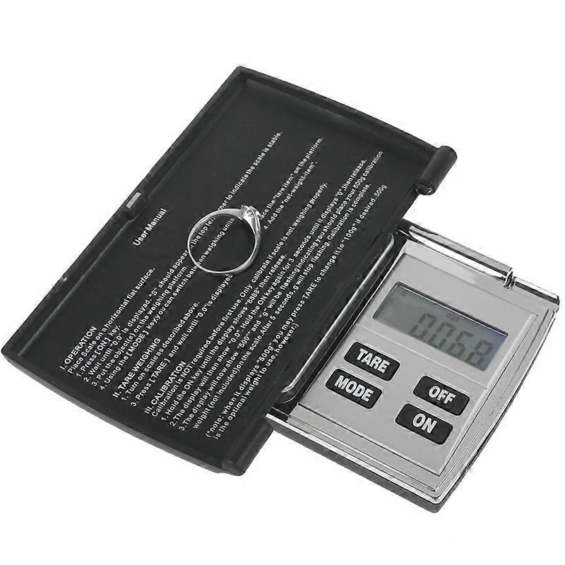 100g / 0.01g Flip Open Digital Scale with Backlight LCD Screen