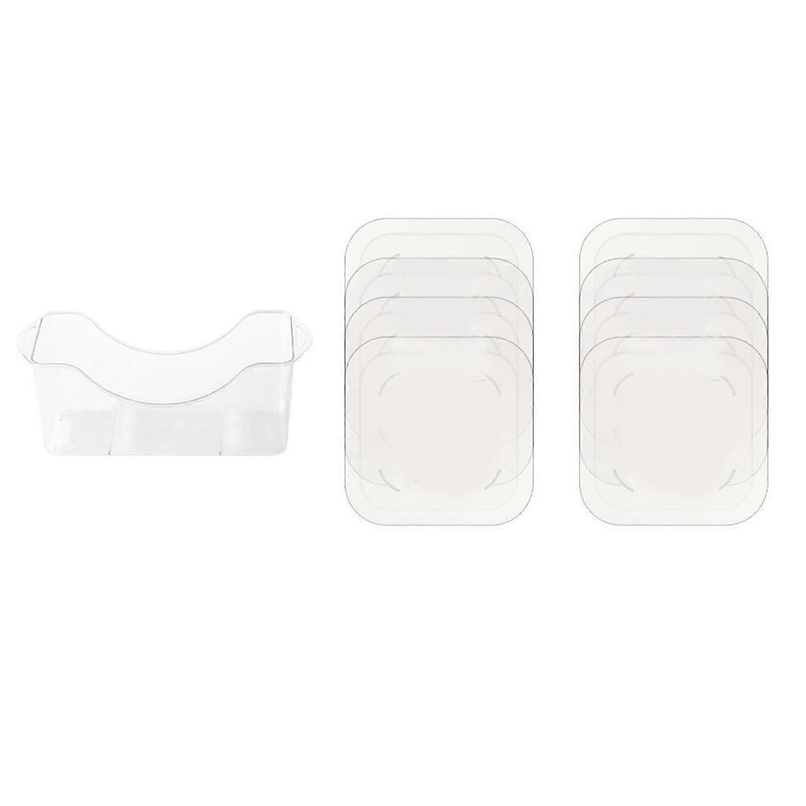 Trash Bone Dinner Dish, Dessert Plate Space Saving 9 Pieces For Potato Chips Placement