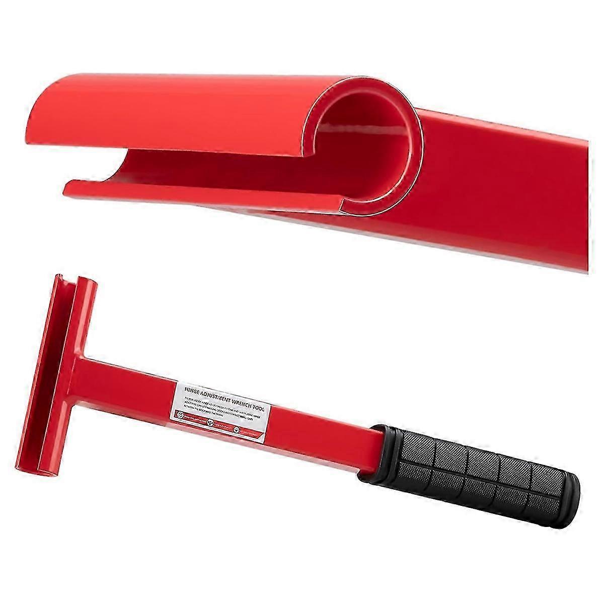 Door Hinge Adjustment Tool - Long Handle Hinge Bender Wrench.134 Gauge for Commercial Door Hinge Wrench with Rubber Grip