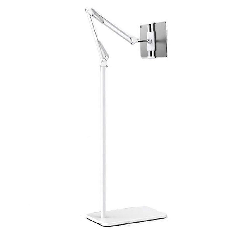 155cm Mobile Phone Tablet Live Broadcast Bedside Lifting Bracket 155cm Cantilever Floor Stand (White)