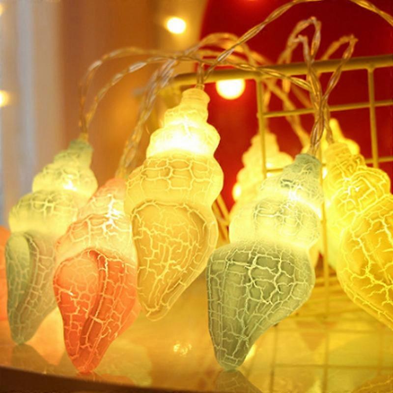 Small Conch Creative LED Light String Home Room Holiday Decoration 2m 20 LEDs