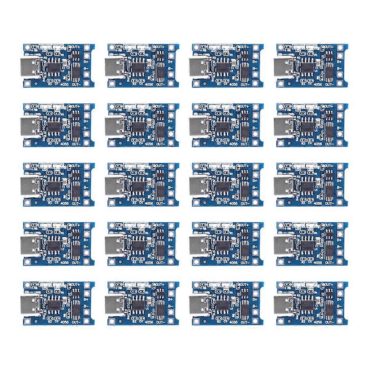 Type-C 18650 Lithium Battery Charger Module 5V Charging Board 20Pcs