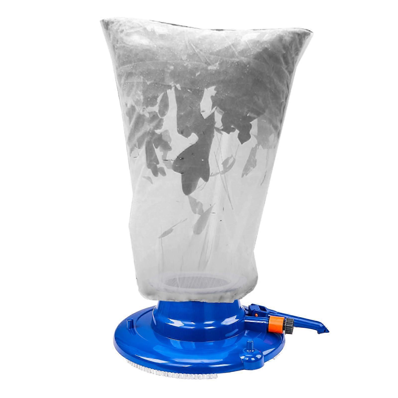 Swimming Pool Leaf Catcher With Fine Mesh Filter, 360 Degree Wheels, Bottom Brush, Universal Pool Vacuum Attachment