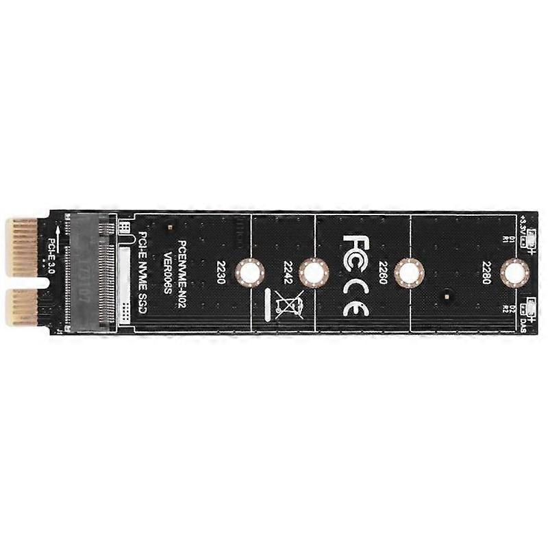 PCI-E 1X To M.2 NVME KEY-M SSD Riser Card Adapter