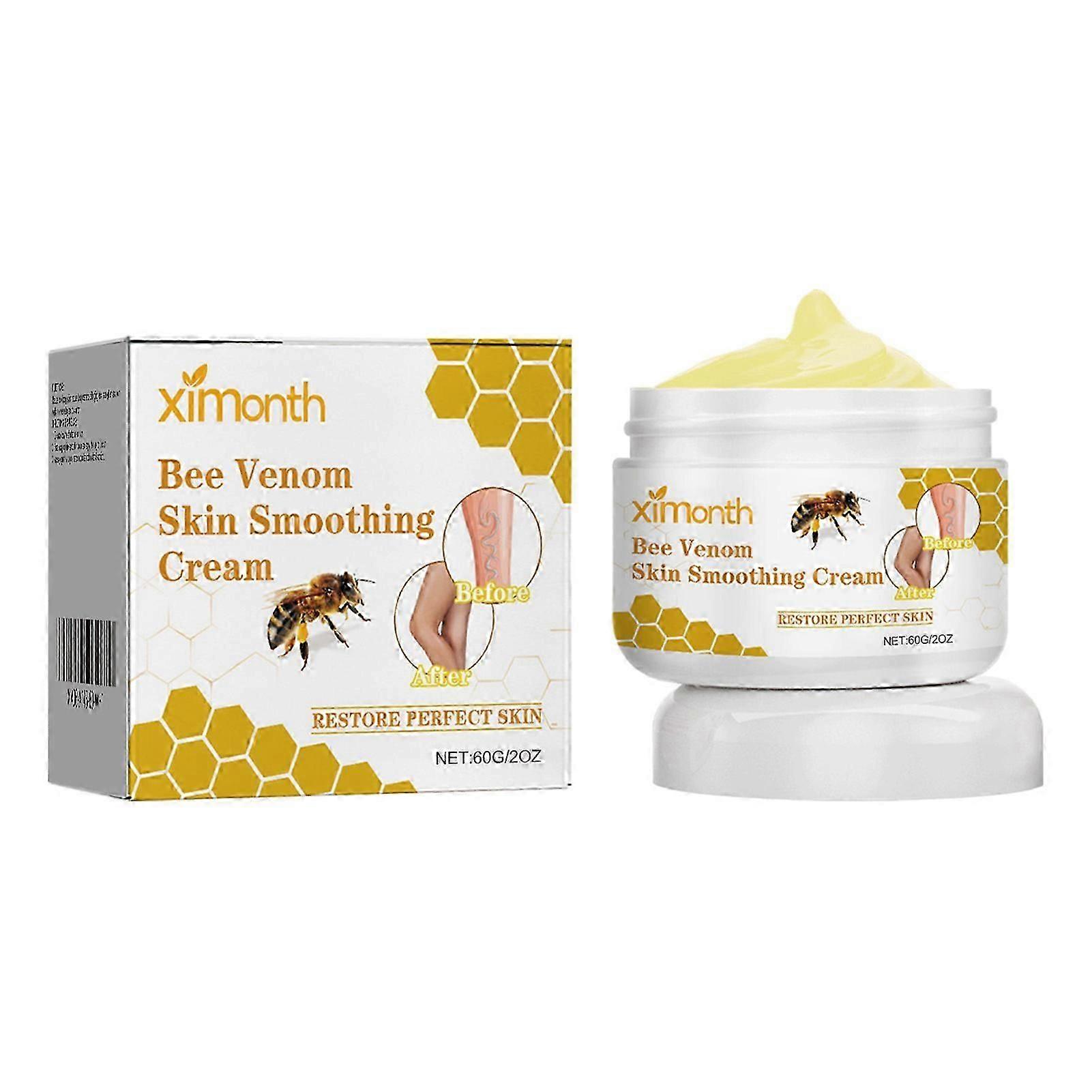 60gの蜂毒抗静脈瘤鎮静クリーム、高度なビタミンKクリームは腫れ、静脈瘤、クモVeins_Lucky_Bを軽減します