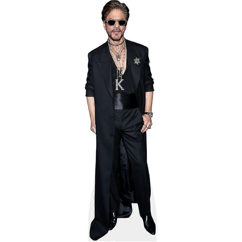 Shah Rukh Khan (Dark Outfit) Cardboard Cutout (lifesize OR mini size). Standee. Stand Up.