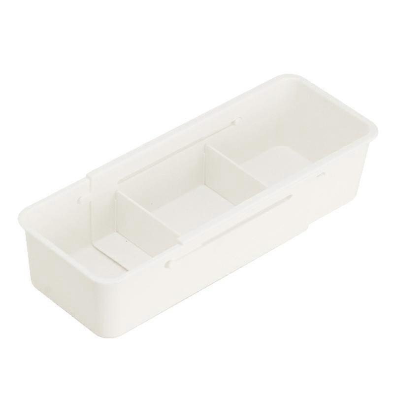 Retractable Storage Box Plastic Adjustable Width 10.6-15.1 Inch Wide Style For Closet Organization Drawer Separators