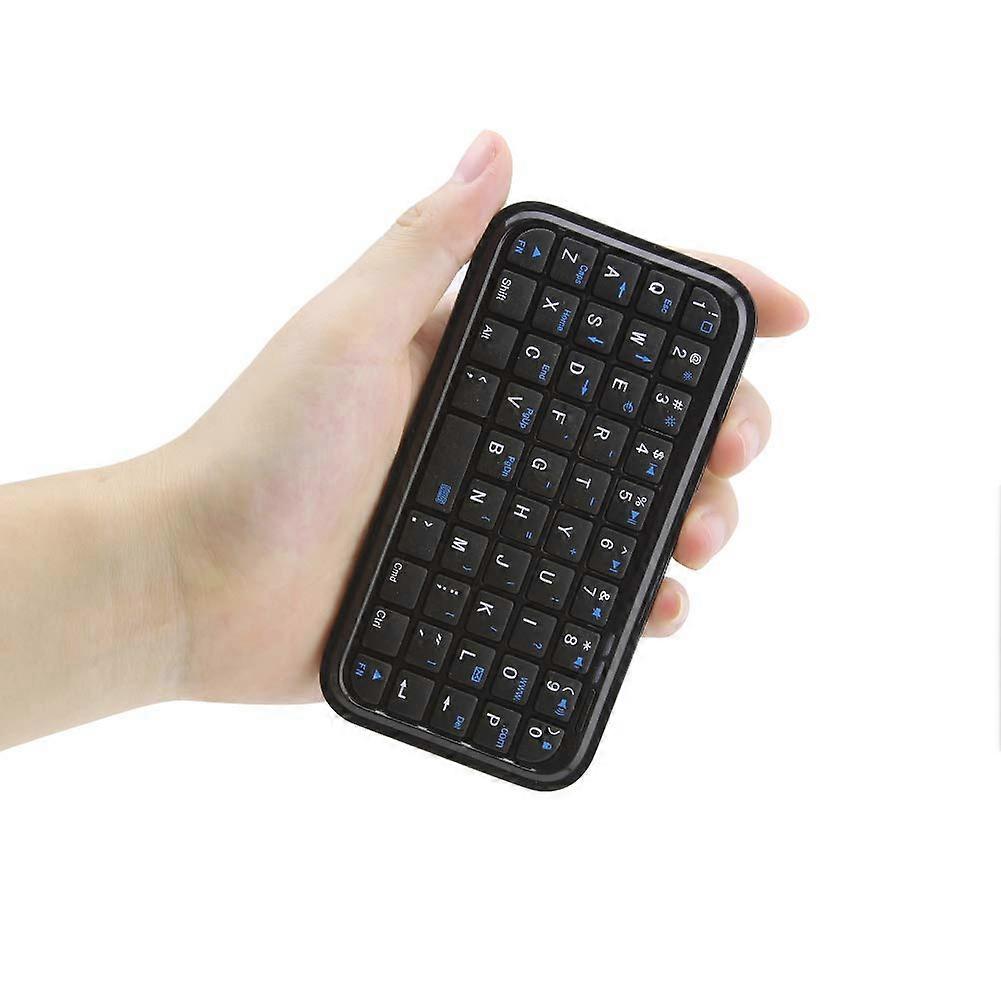 Bluetooth 3.0 Keyboard, Rechargeable Mini Wireless Slim Travel Keypad, 49 Keys Compact Compatible with PC, Tablets, Smartphones