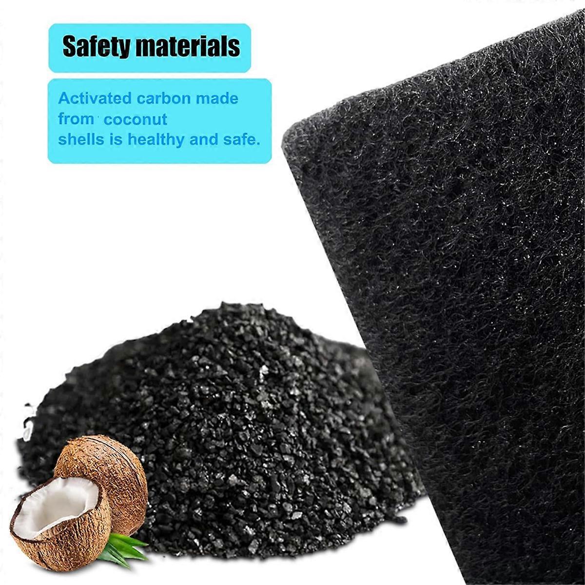 12 Pack Replacement Odor Absorbing Filter Refills for Trash Can, Activated Charcoal Deodorizer