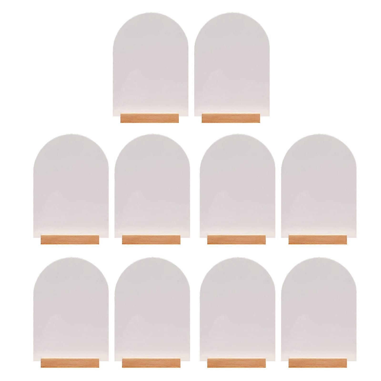 10PCS Heat Transfer Printing Table Card Wedding Table Card Creatively Seats Number Table Card Heat Transfer Table Sign