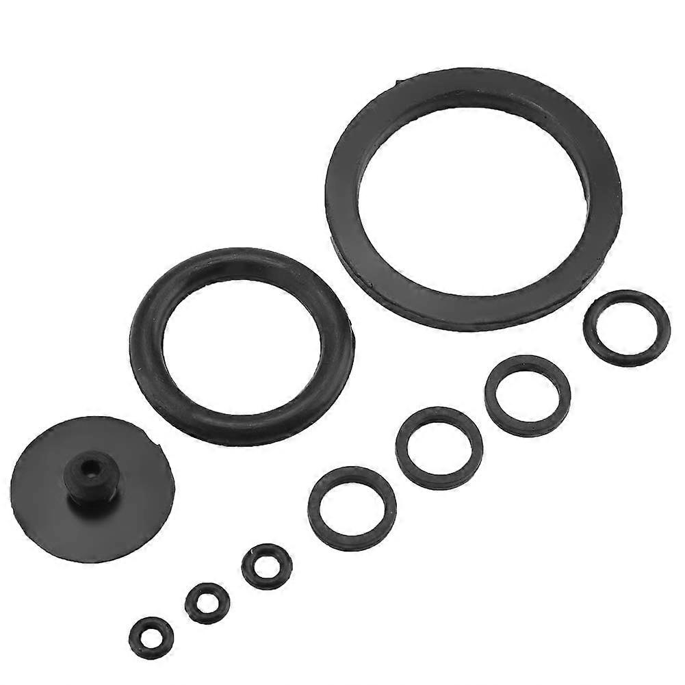 Garden Sprayer Sealing Rings Set, 5 Lpaps, Black Rubber, 10Piece Set