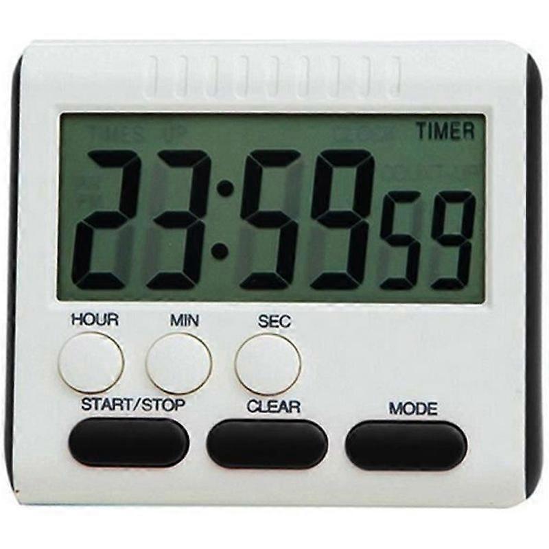 24 Hour Multifunction Electronic Digital Kitchen Timer - Black