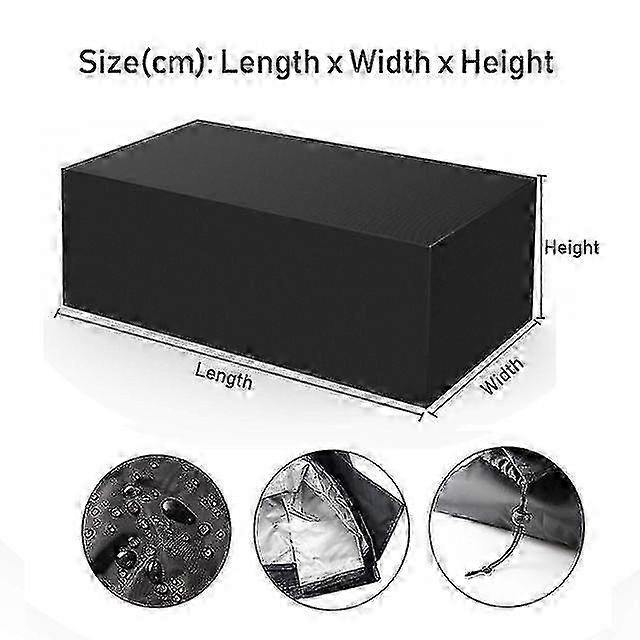 Vedenpitävä ulkokalusteiden päällinen terassin puutarhatuoleille ja -pöydille, jotka suojaavat sateelta ja lumelta