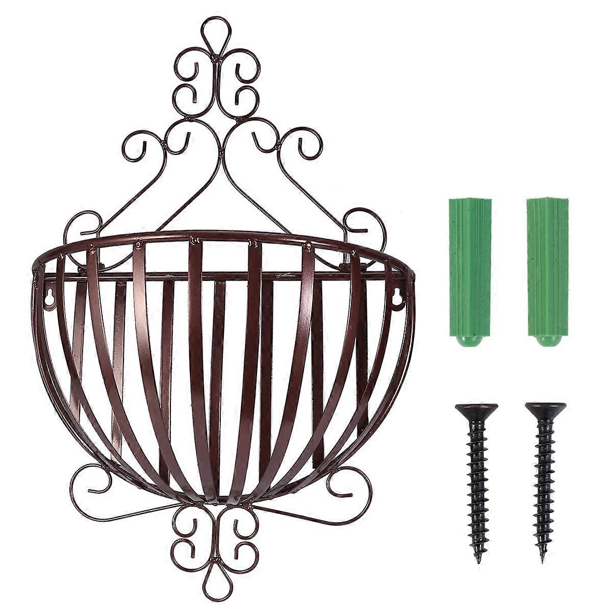 Stable Wall Planter Bracket, Structured Rack Supporting Various Types of Small Containers